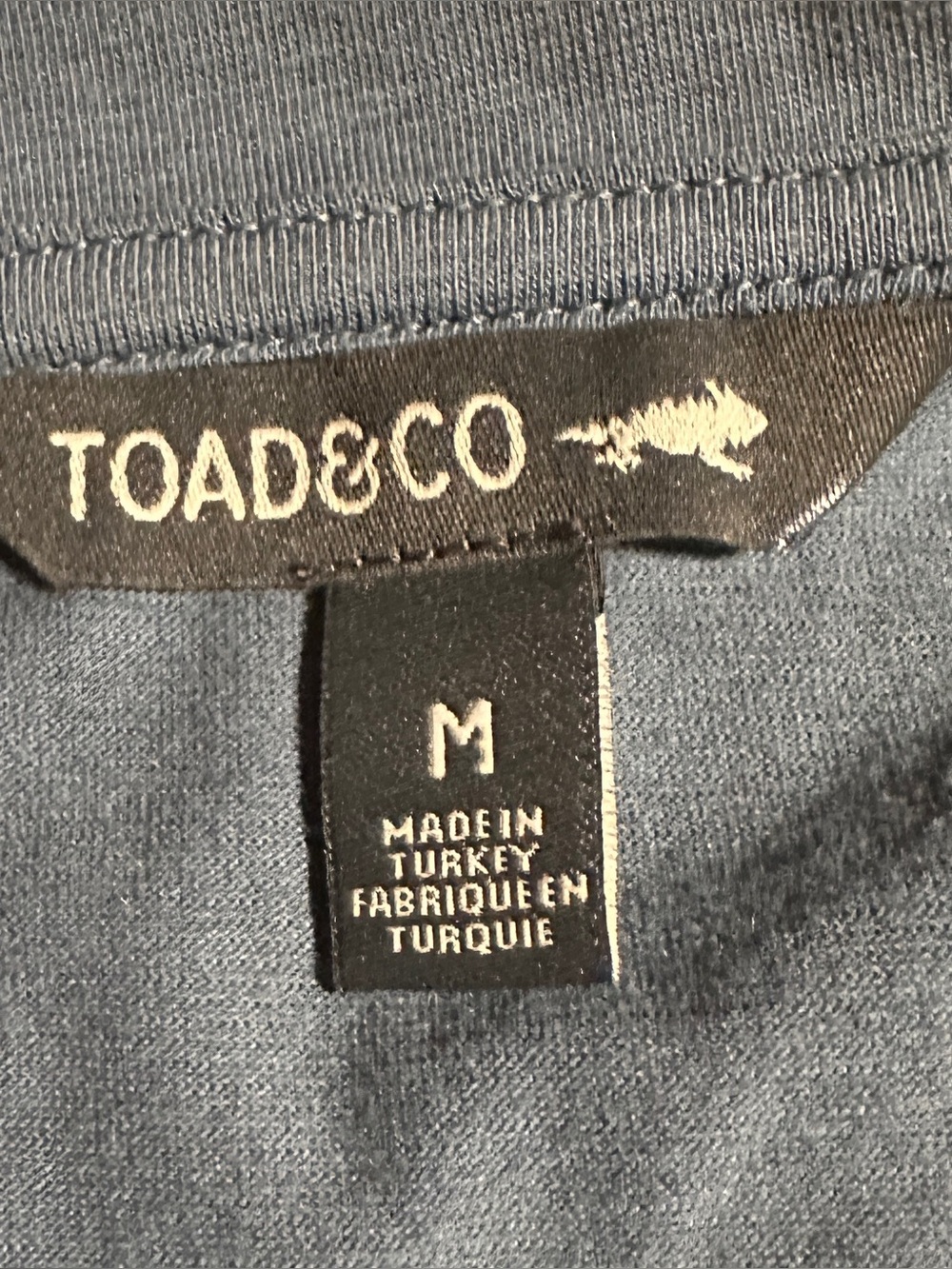 NWT Toad&Co Anza Short Sleeve Shirt Blue Women’s M - Picture 5 of 7